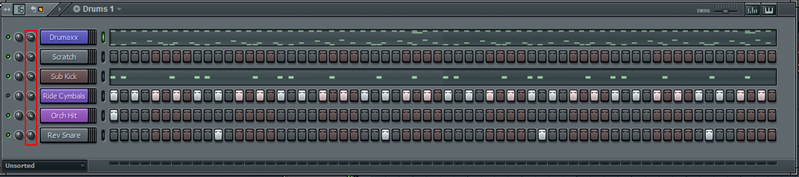 Adjusting relative volumes of tracks